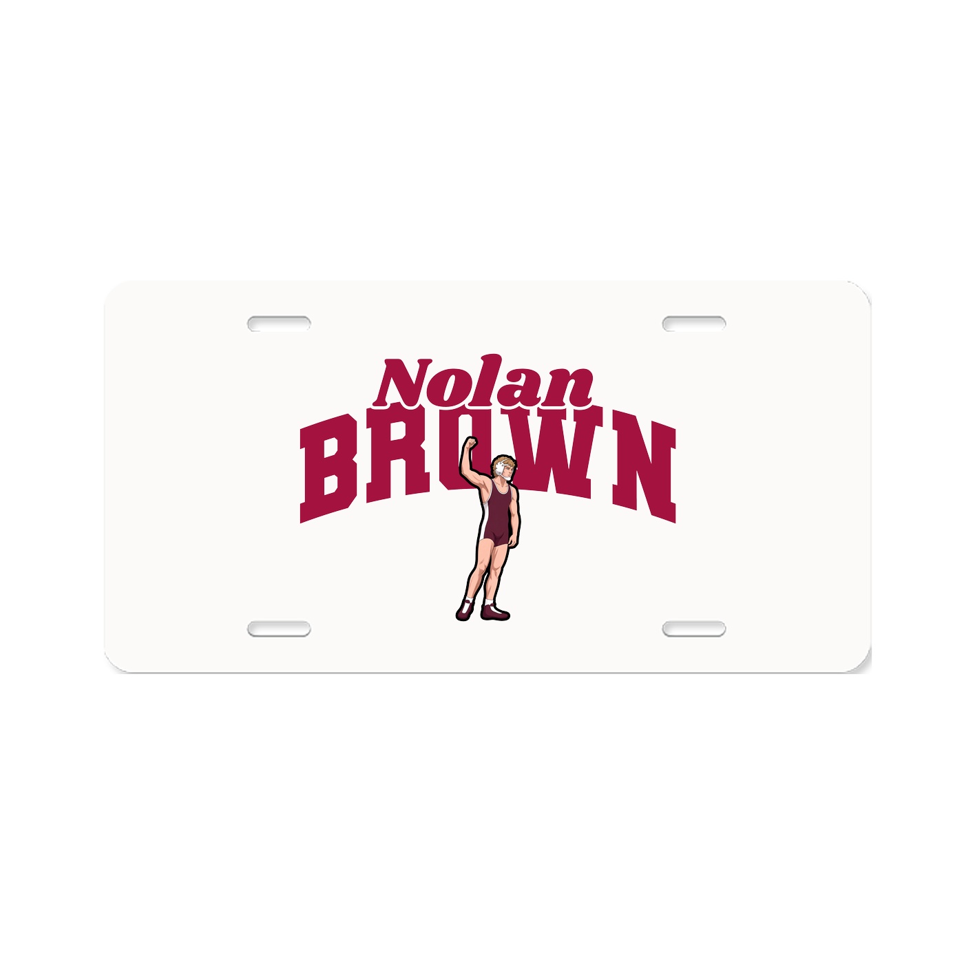 License Plate — Signature Arch in Classic