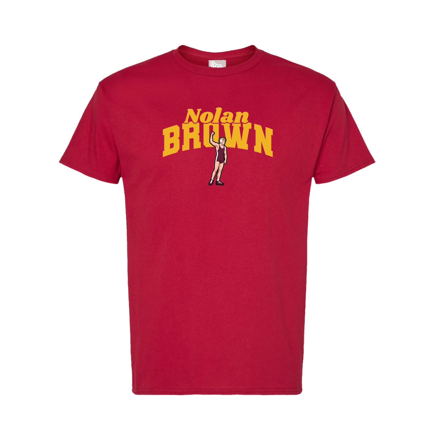 Tee — Signature Arch in Crimson