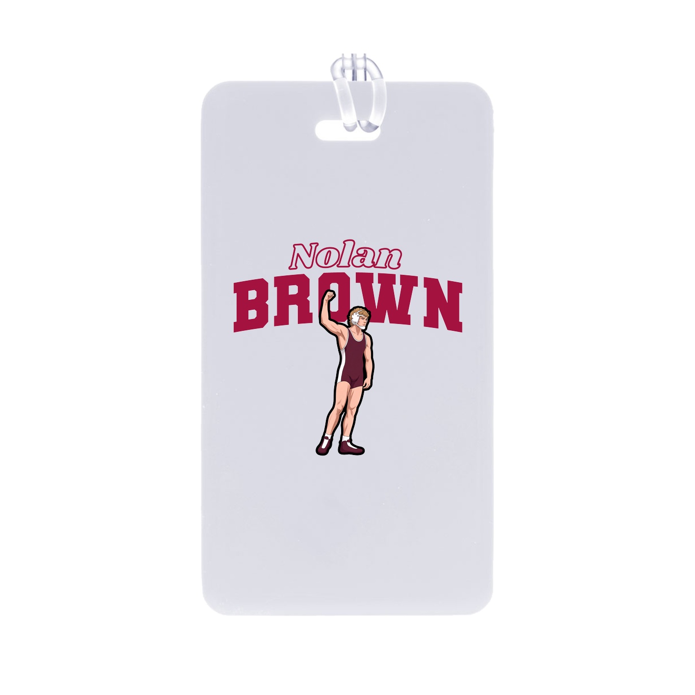 Bag Tag — Name Arch in Classic