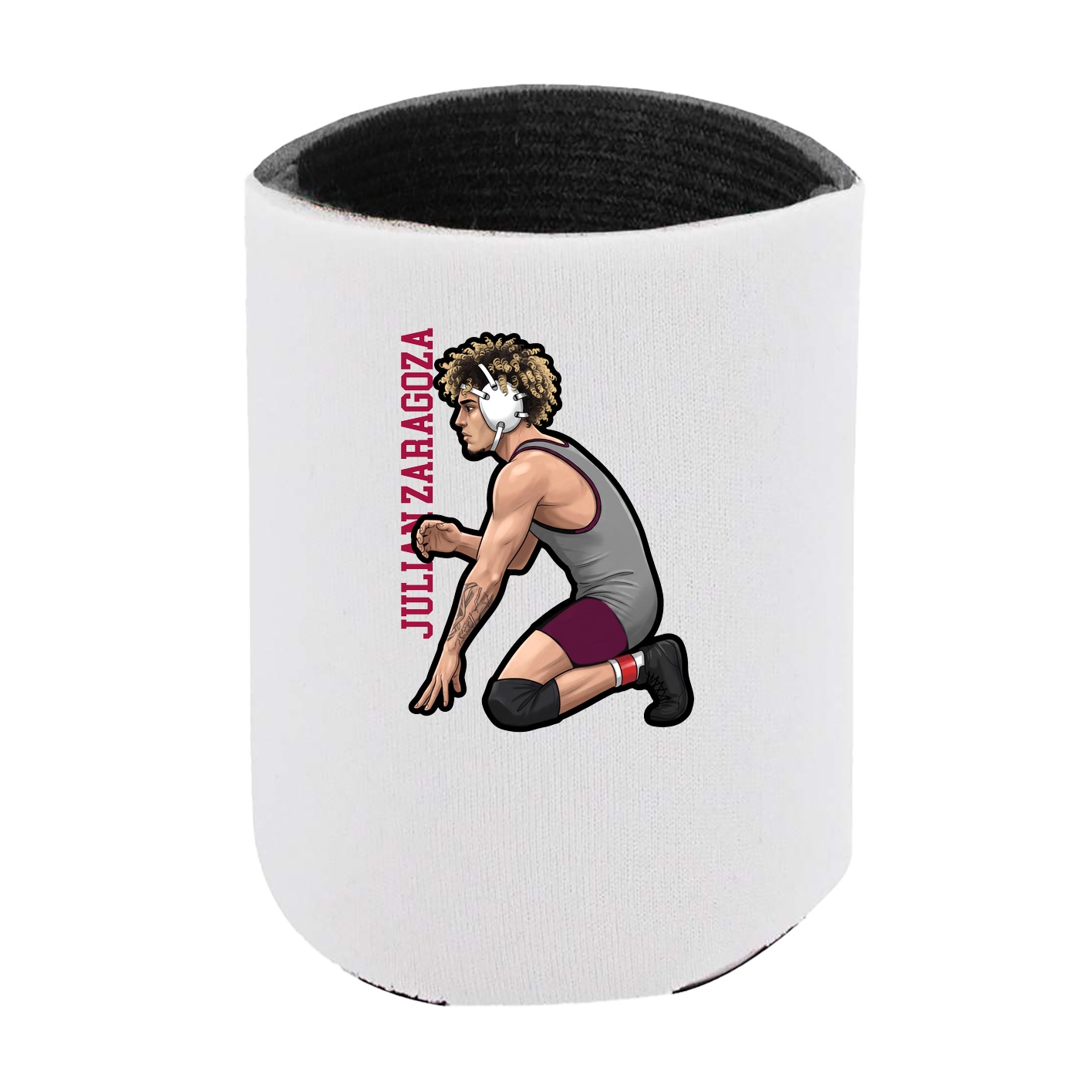 Can Holder — Name Vertical in White