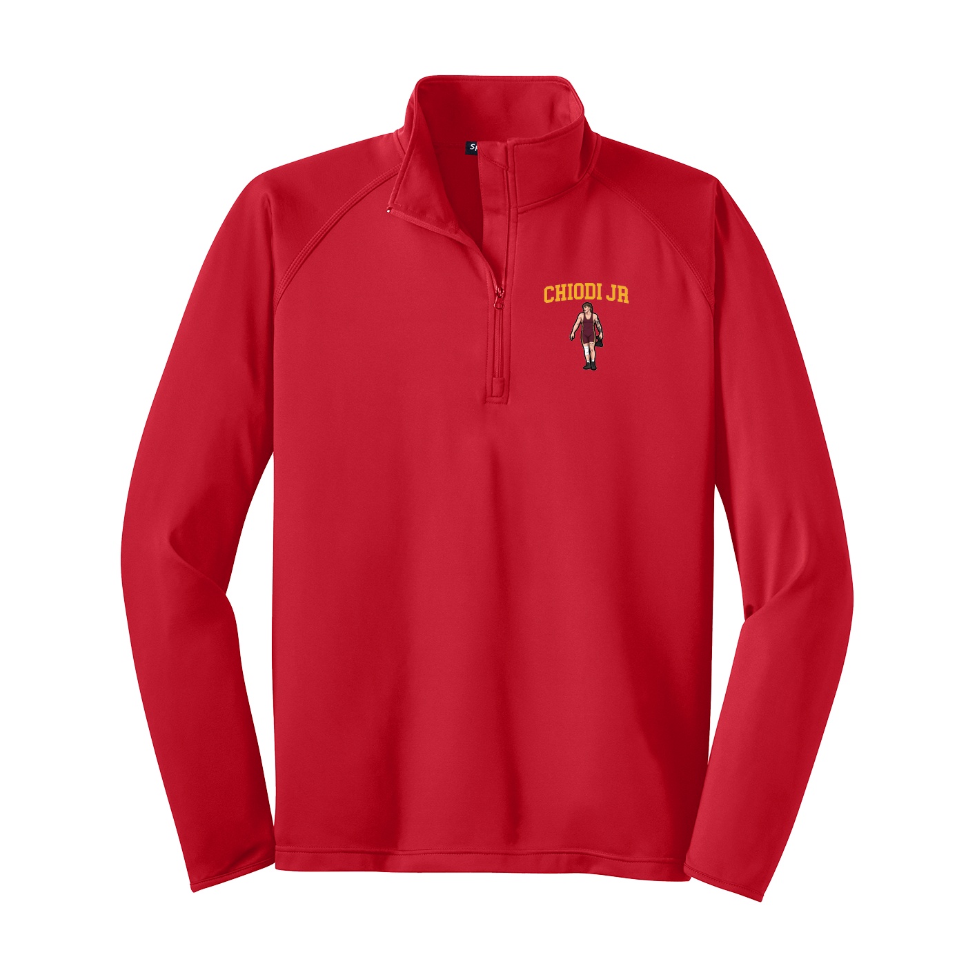 Q-Zip Pullover — Shirsey in Red