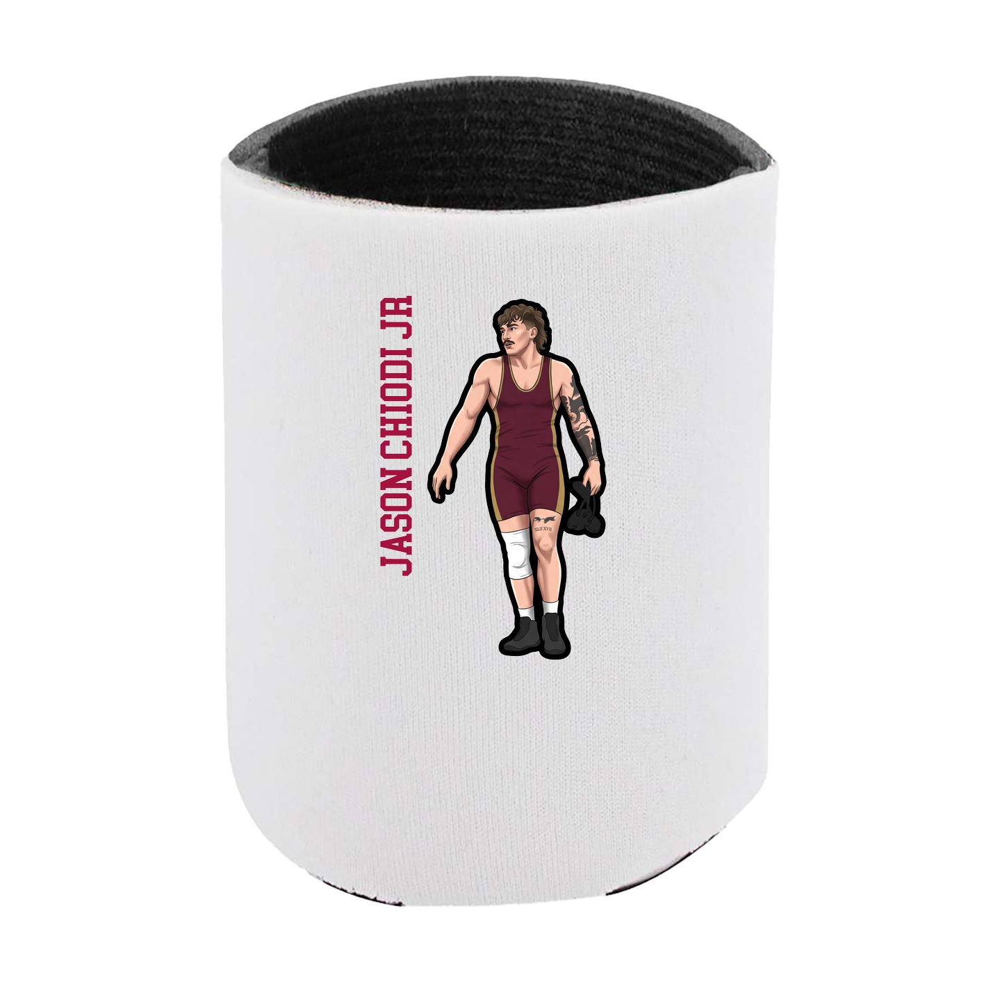Can Holder — Name Vertical in White