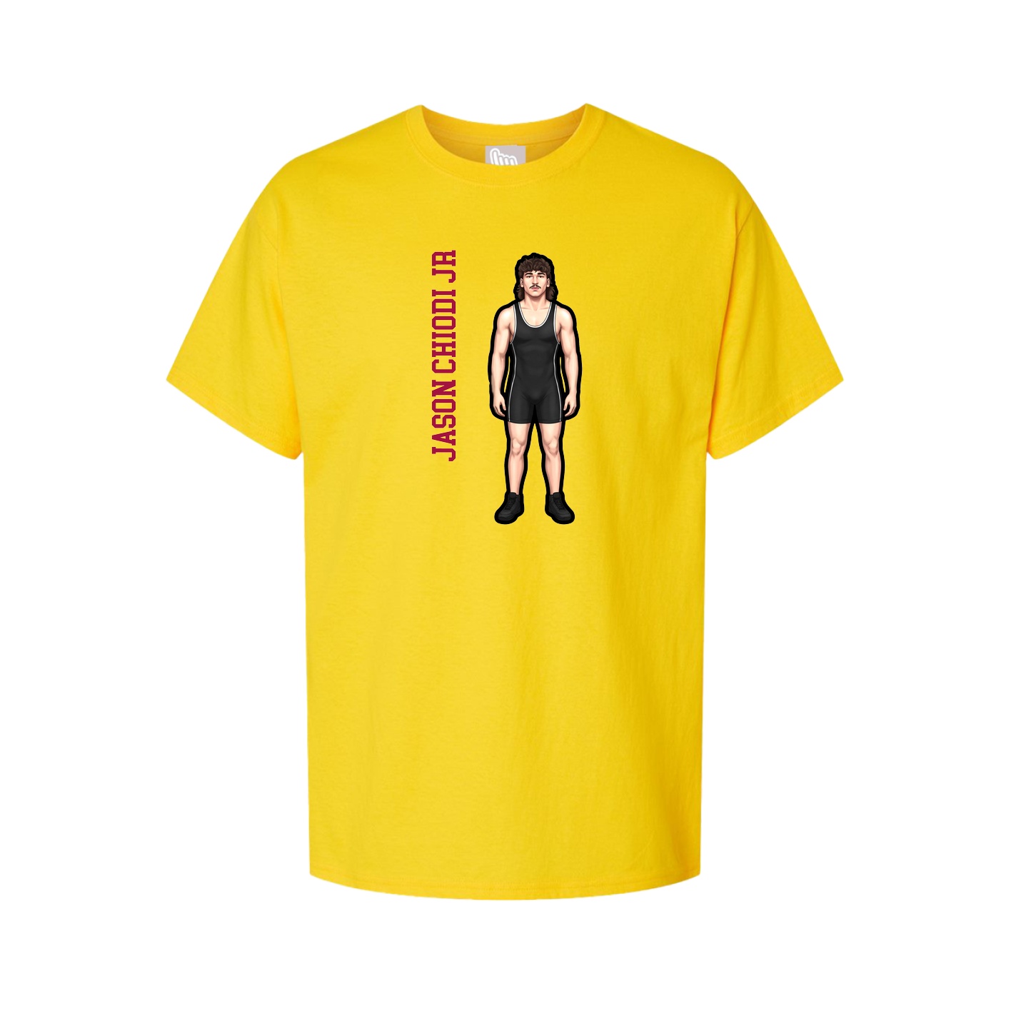 Tee — Name Vertical in Gold