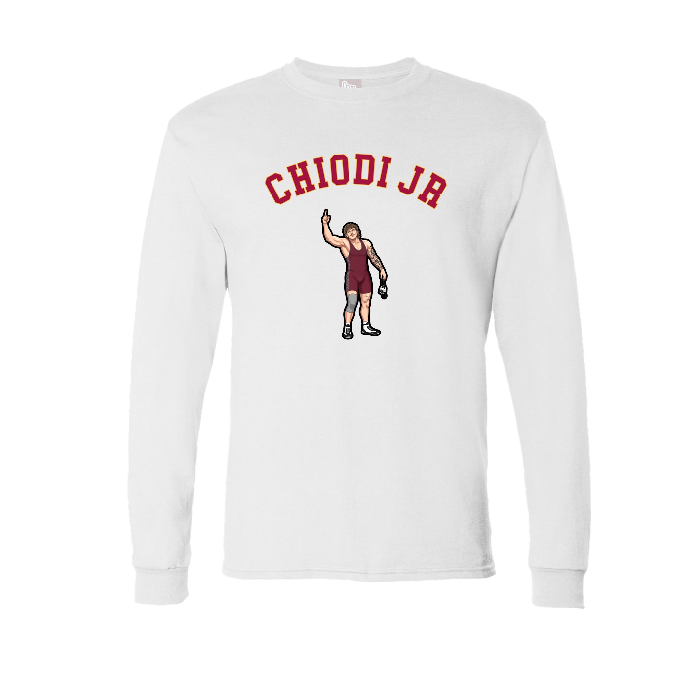 Long Sleeve Tee — Shirsey Arch in White