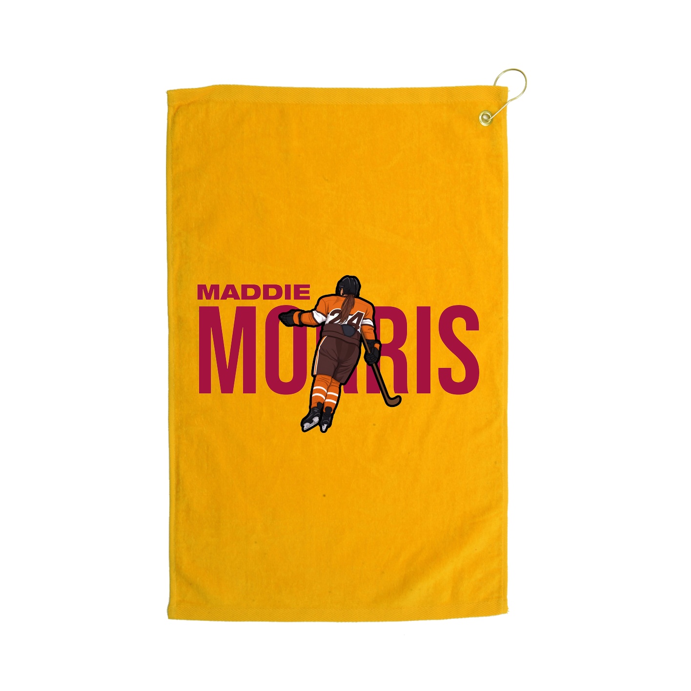 Golf Towel — Player Name in Gold