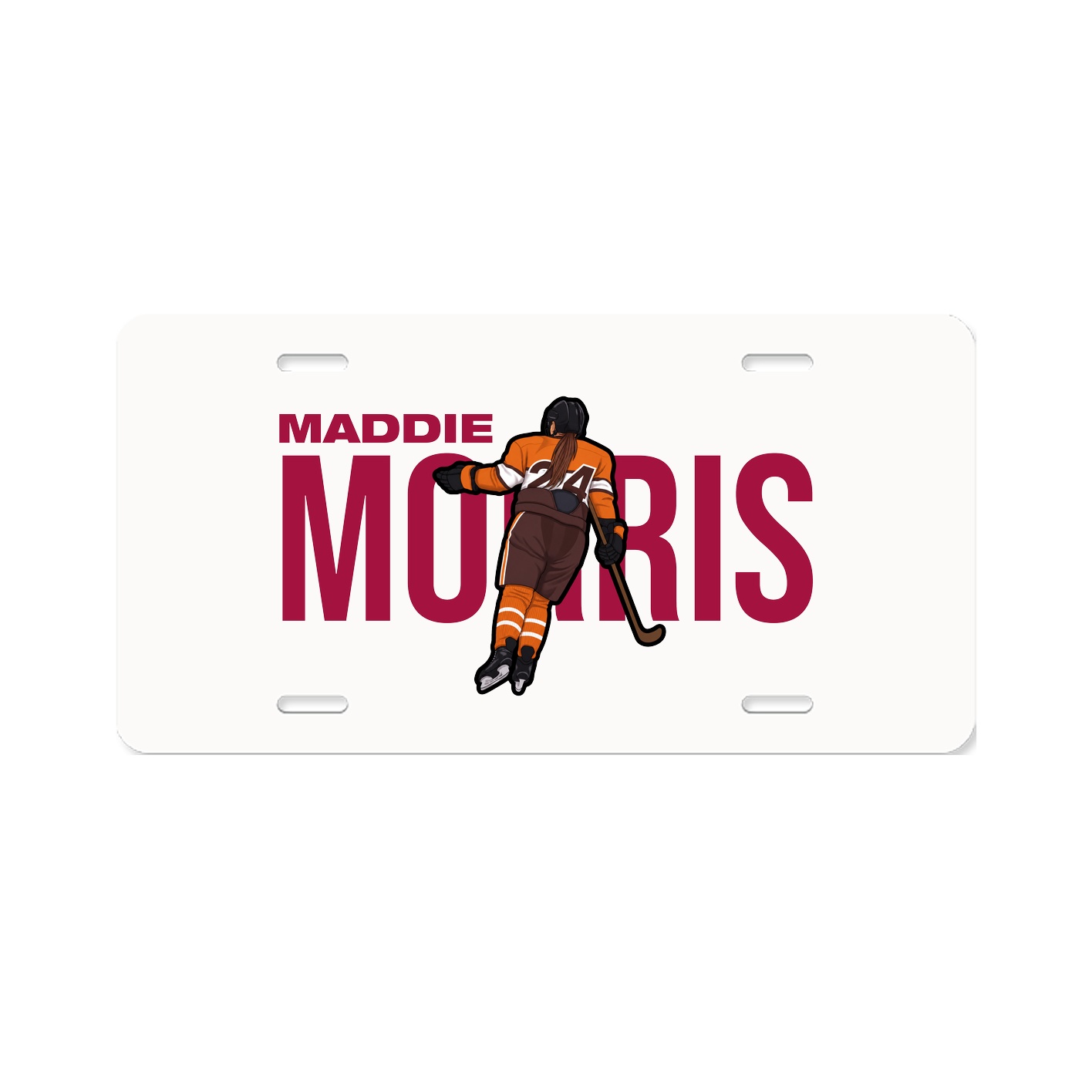 License Plate — Player Name in Classic