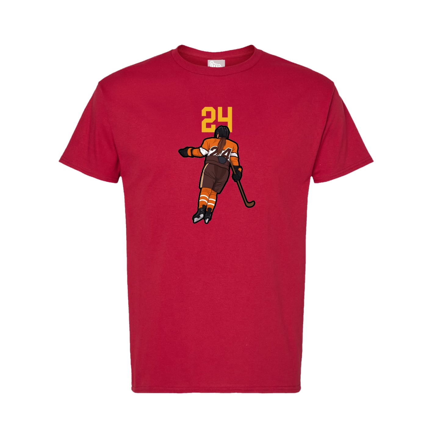 Tee — Number Top in Crimson