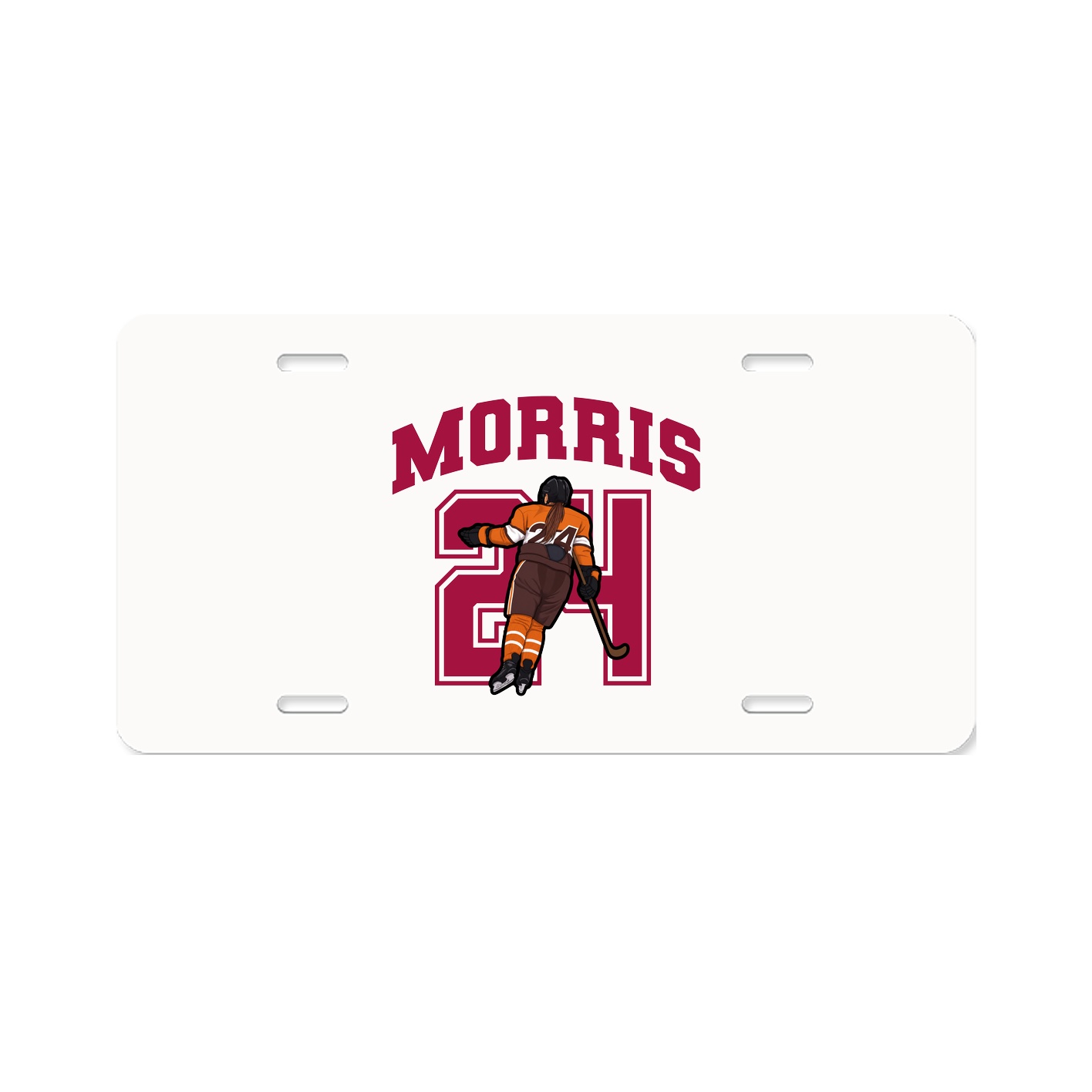 License Plate — Number in Classic