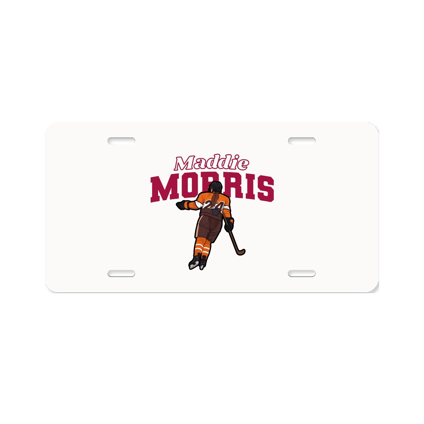 License Plate — Name Arch in Classic