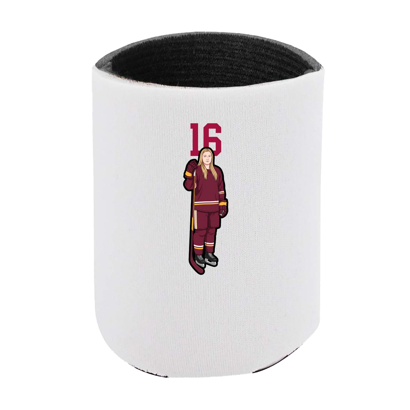 Can Holder — Number Top in White
