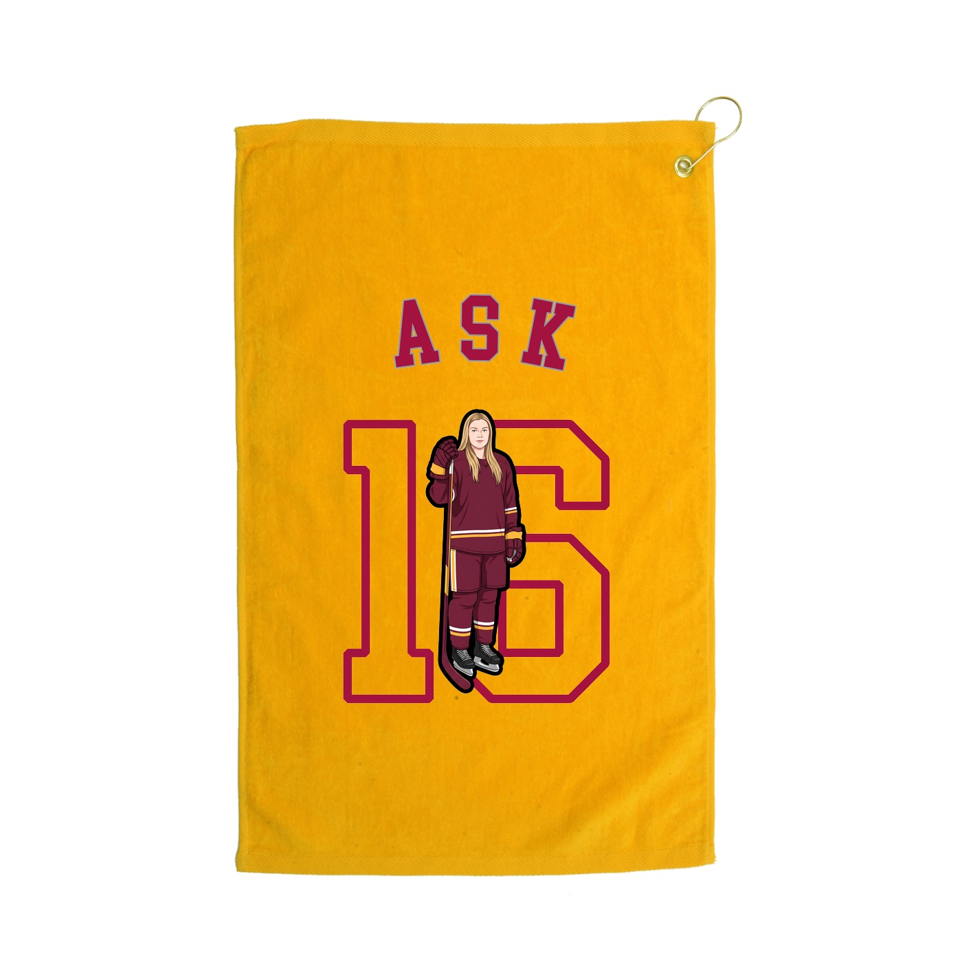 Golf Towel — Shirsey Arch in Gold