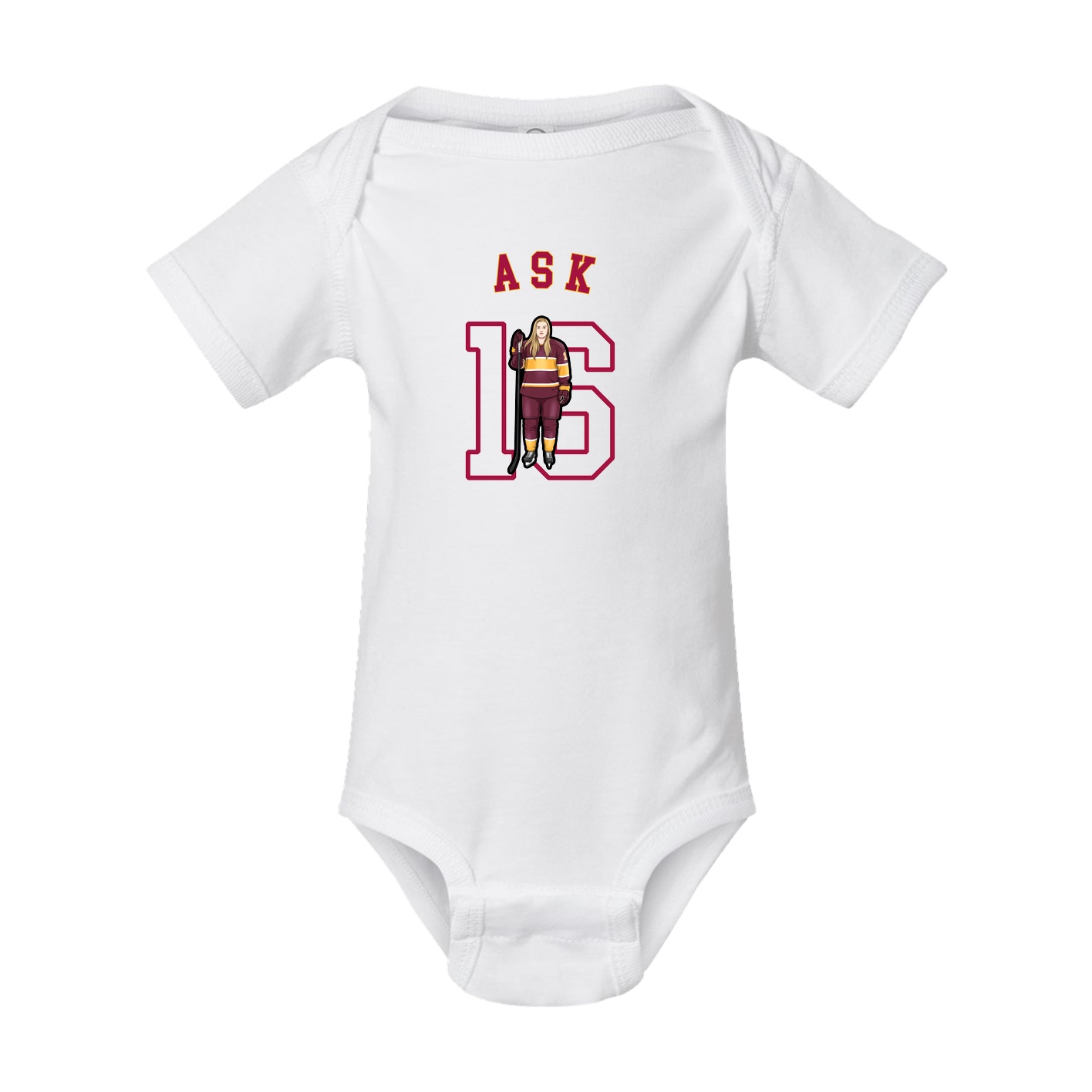 Baby Onesie — Shirsey Arch in White