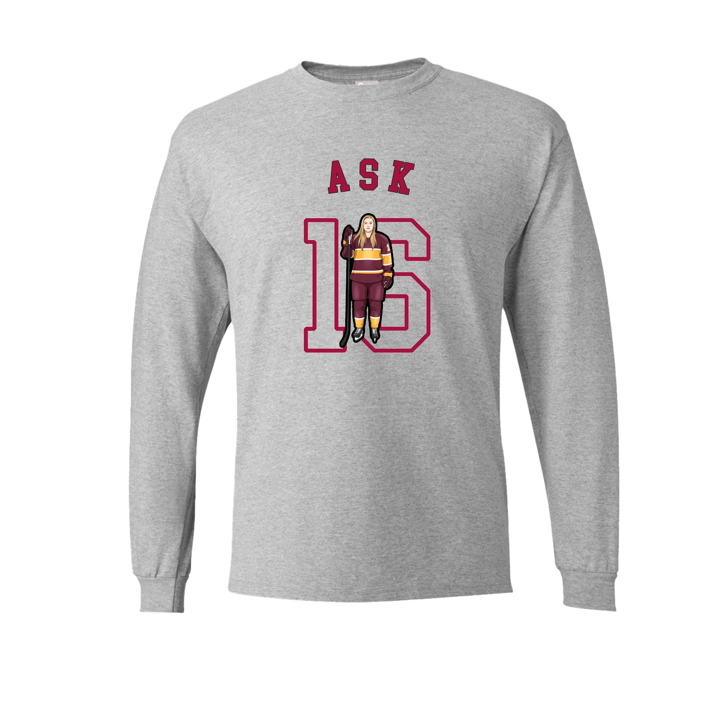 Long Sleeve Tee — Shirsey Arch in Grey