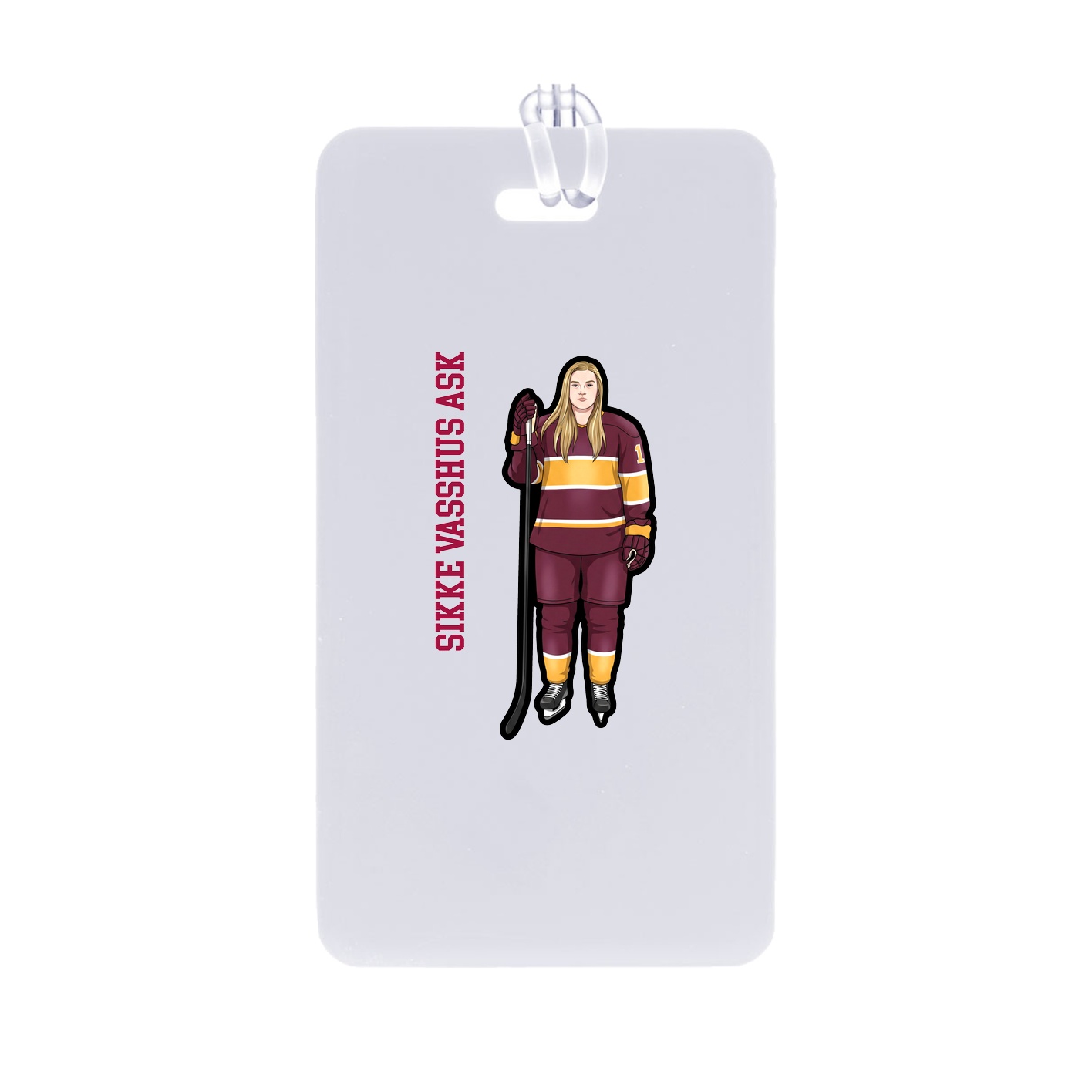 Bag Tag — Name Vertical in Classic