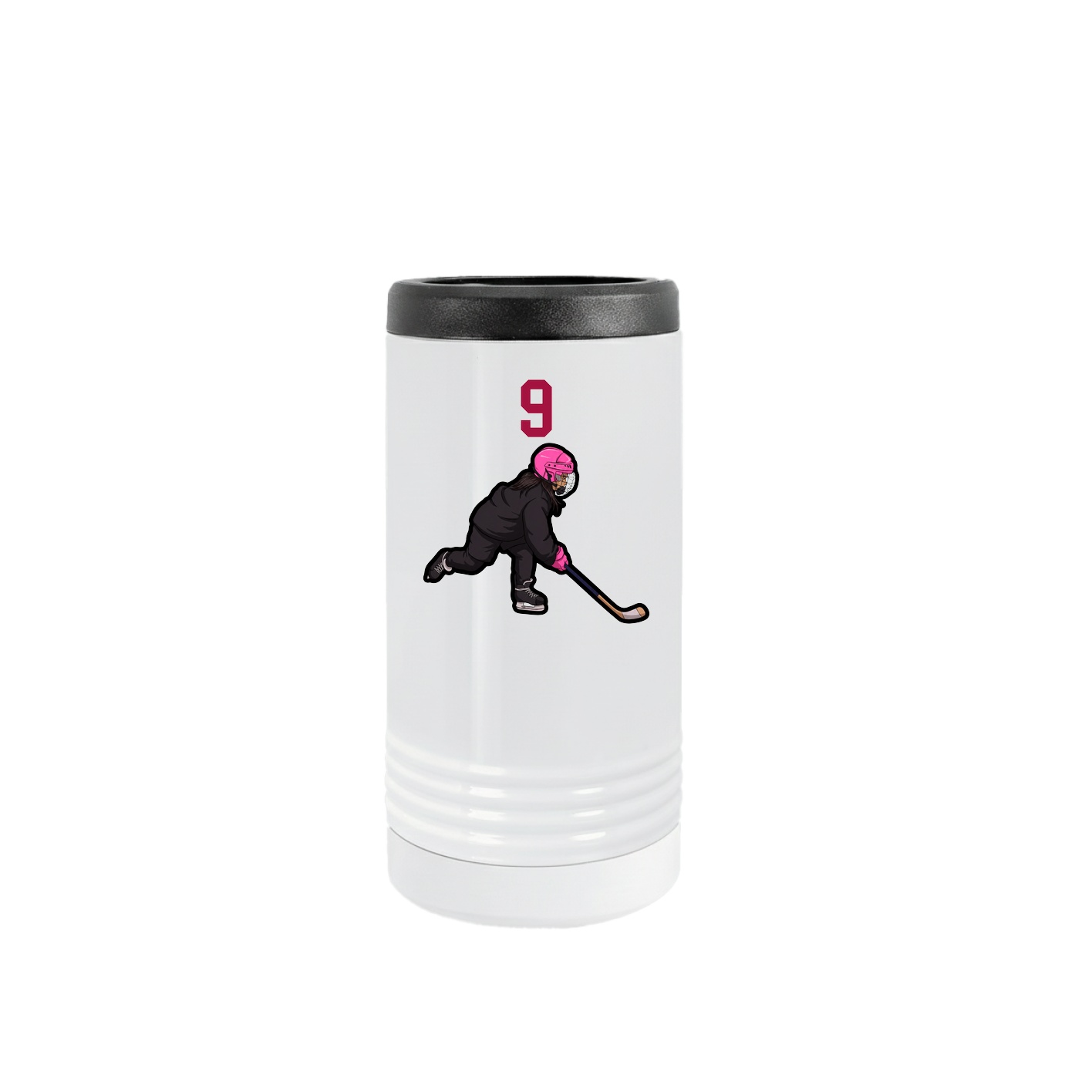 Slim Beverage Holder — Number Top in White