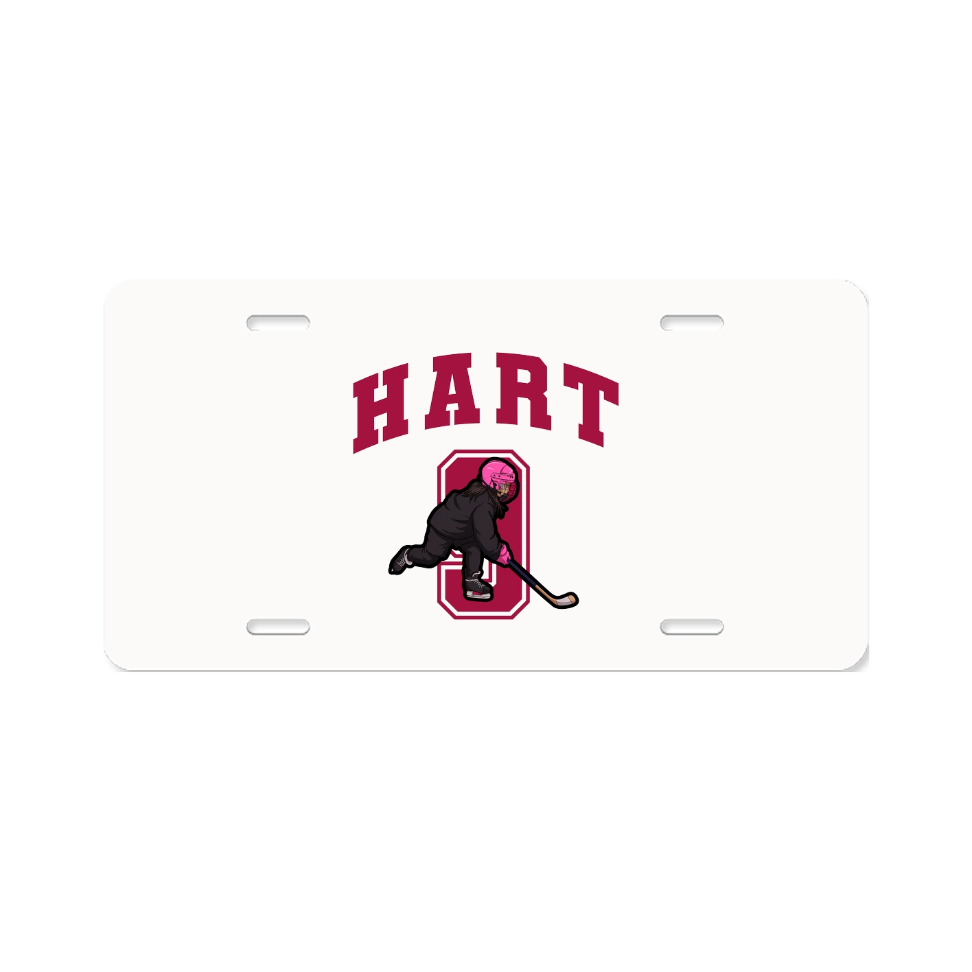 License Plate — Number in Classic