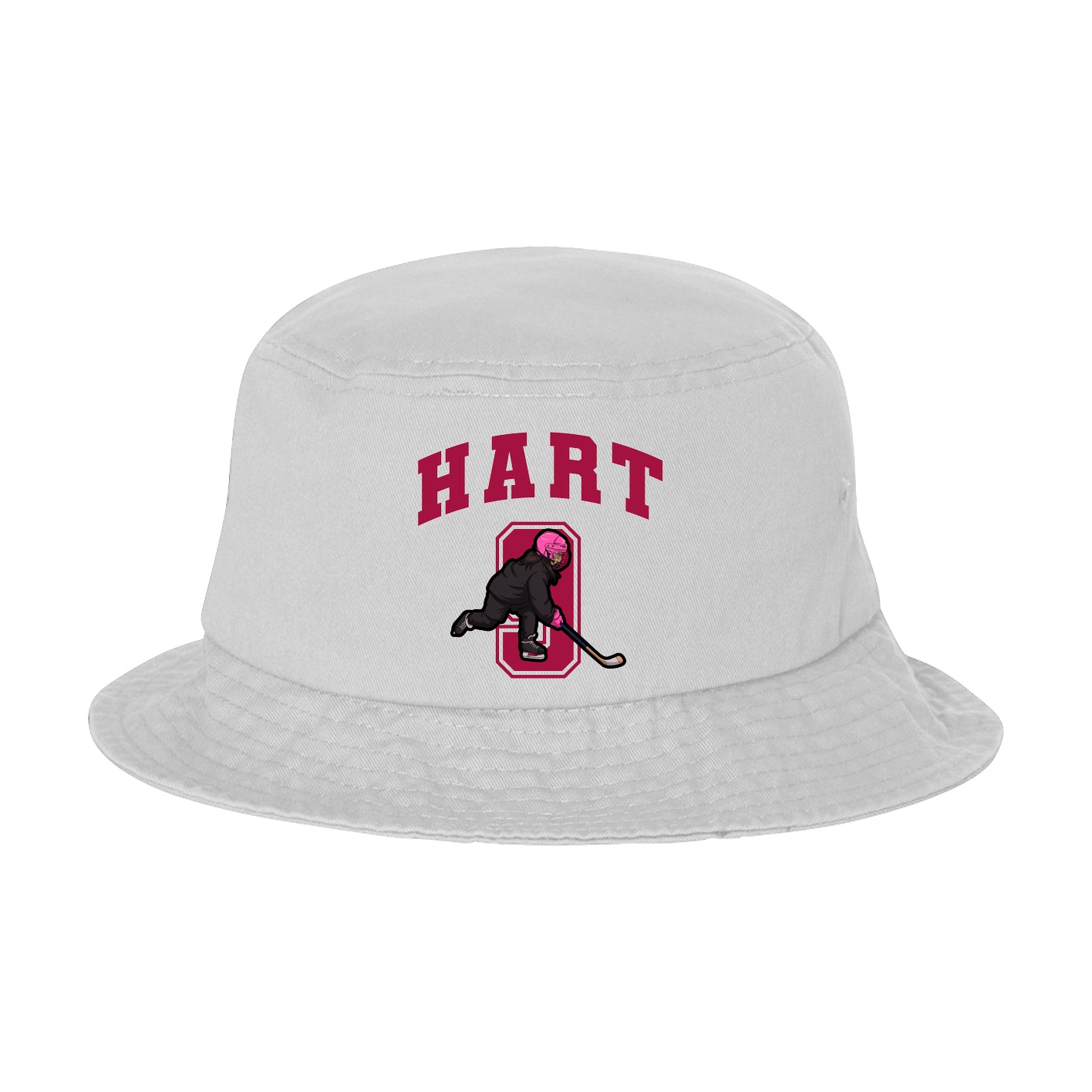 Bucket Cap — Number in White