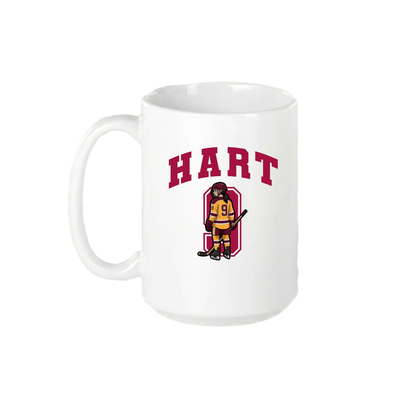 15oz Coffee Mug — Number in White