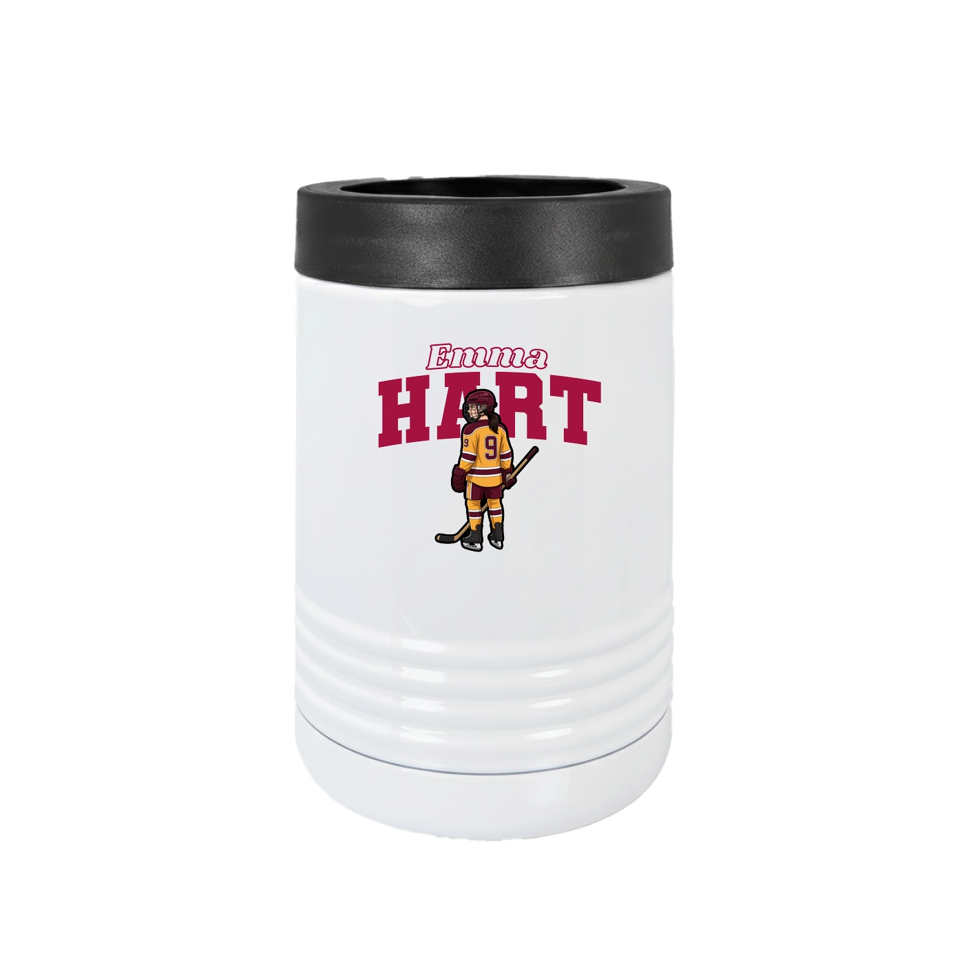 Beverage Holder — Name Arch in White