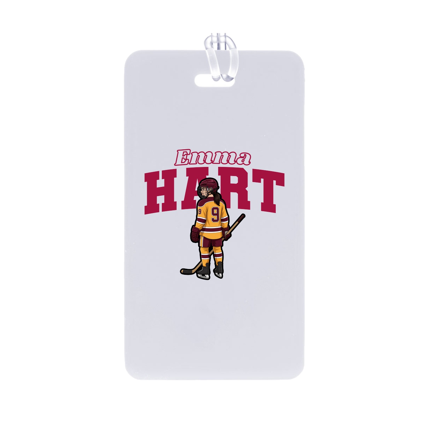 Bag Tag — Name Arch in Classic