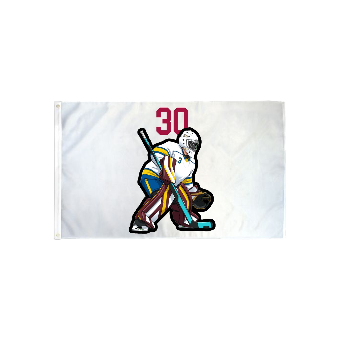 3x5 Flag — Number Top in Classic