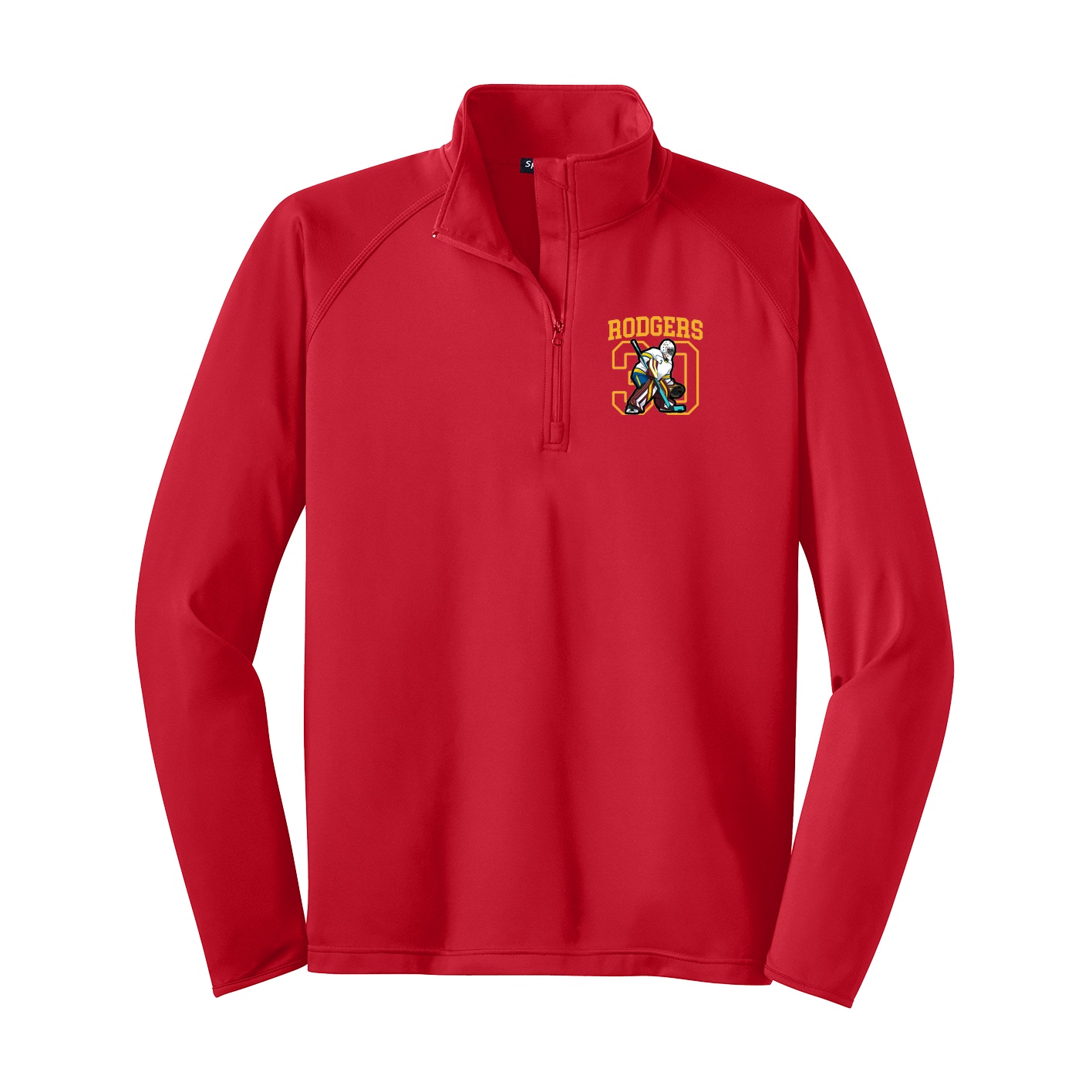 Q-Zip Pullover — Shirsey in Red