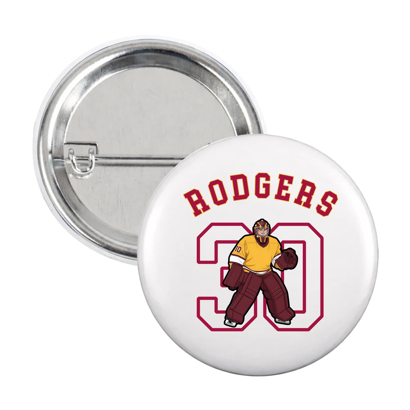 Game Day Button — Shirsey Arch in White