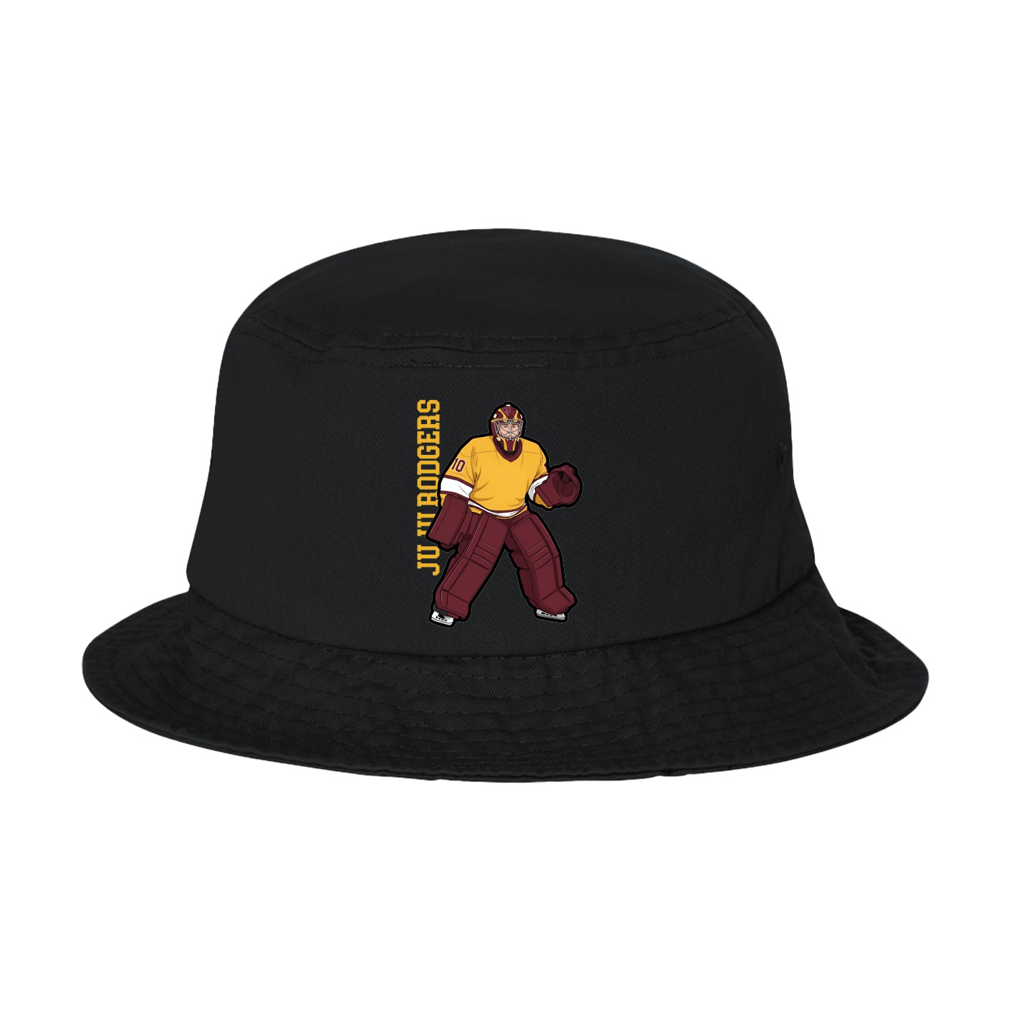 Bucket Cap — Name Vertical in Black