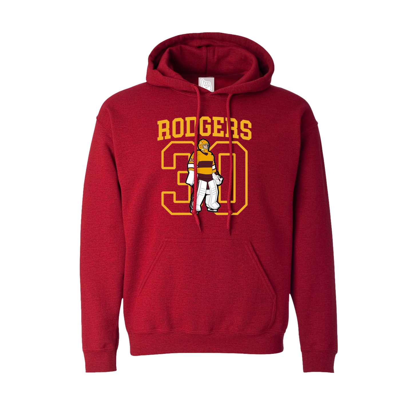 Hoodie — Shirsey in Crimson