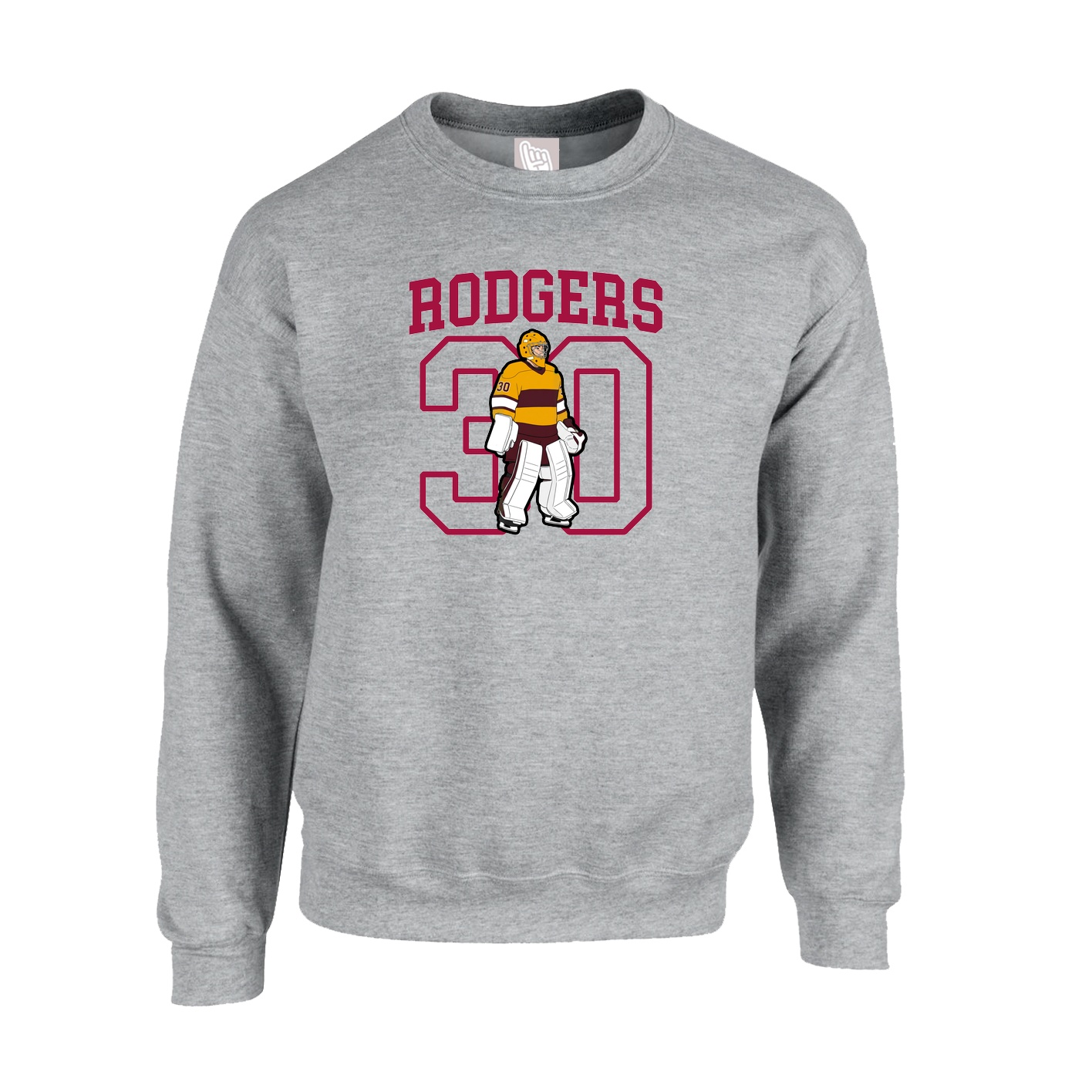 Fleece Crew — Shirsey in Grey
