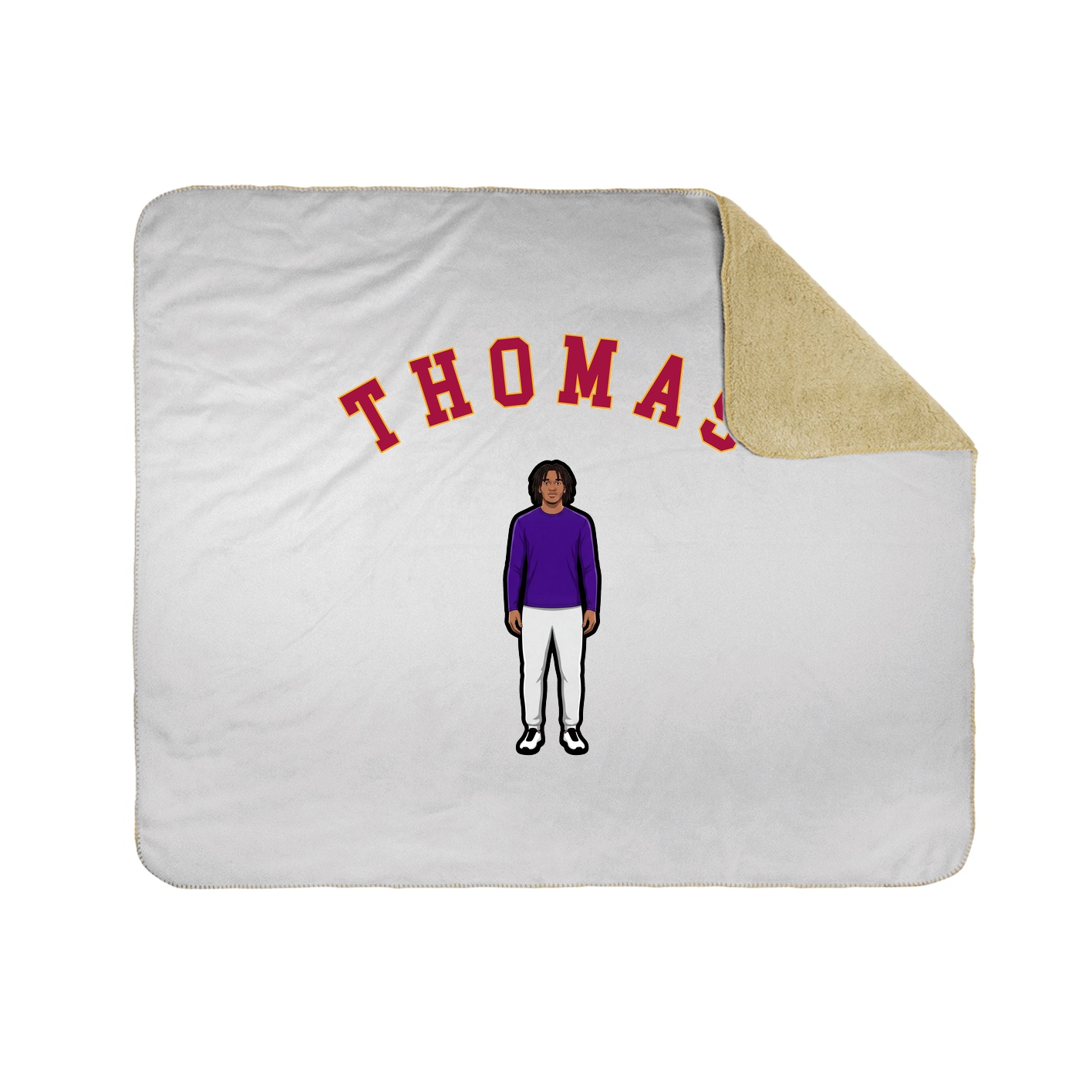 Throw Blanket — Shirsey Arch in White
