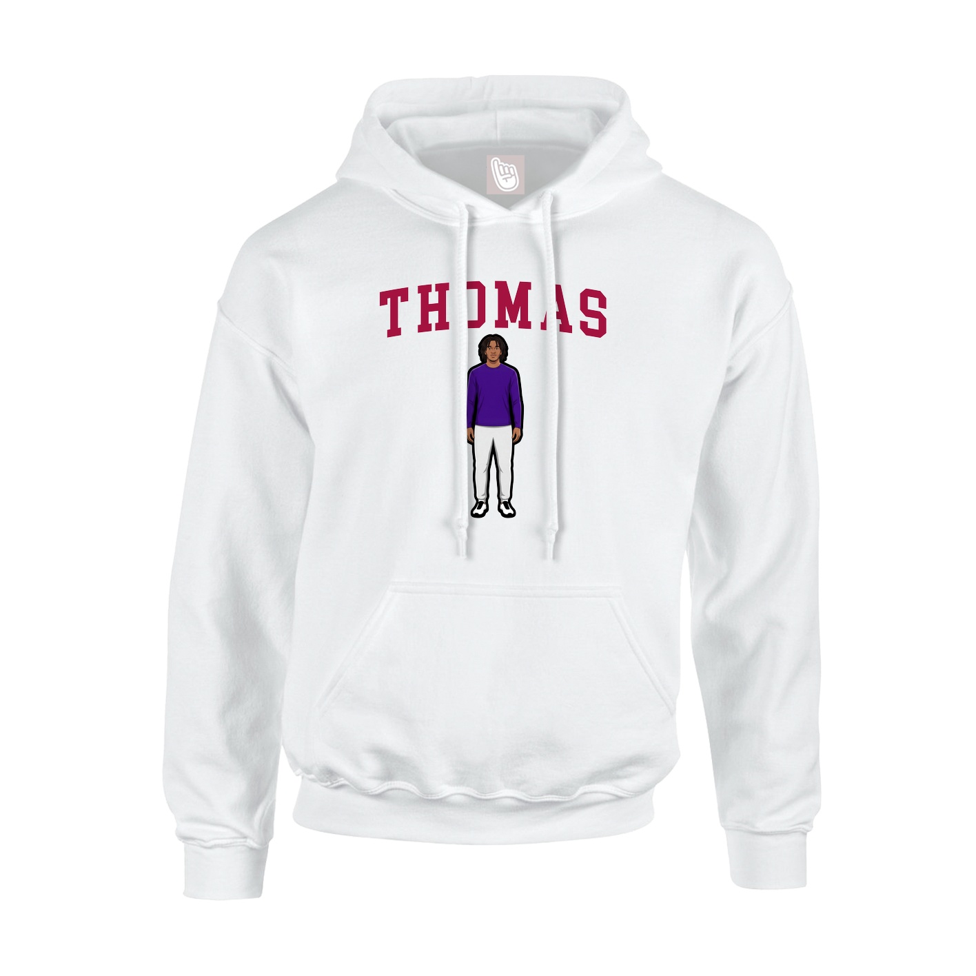 Hoodie — Shirsey in White