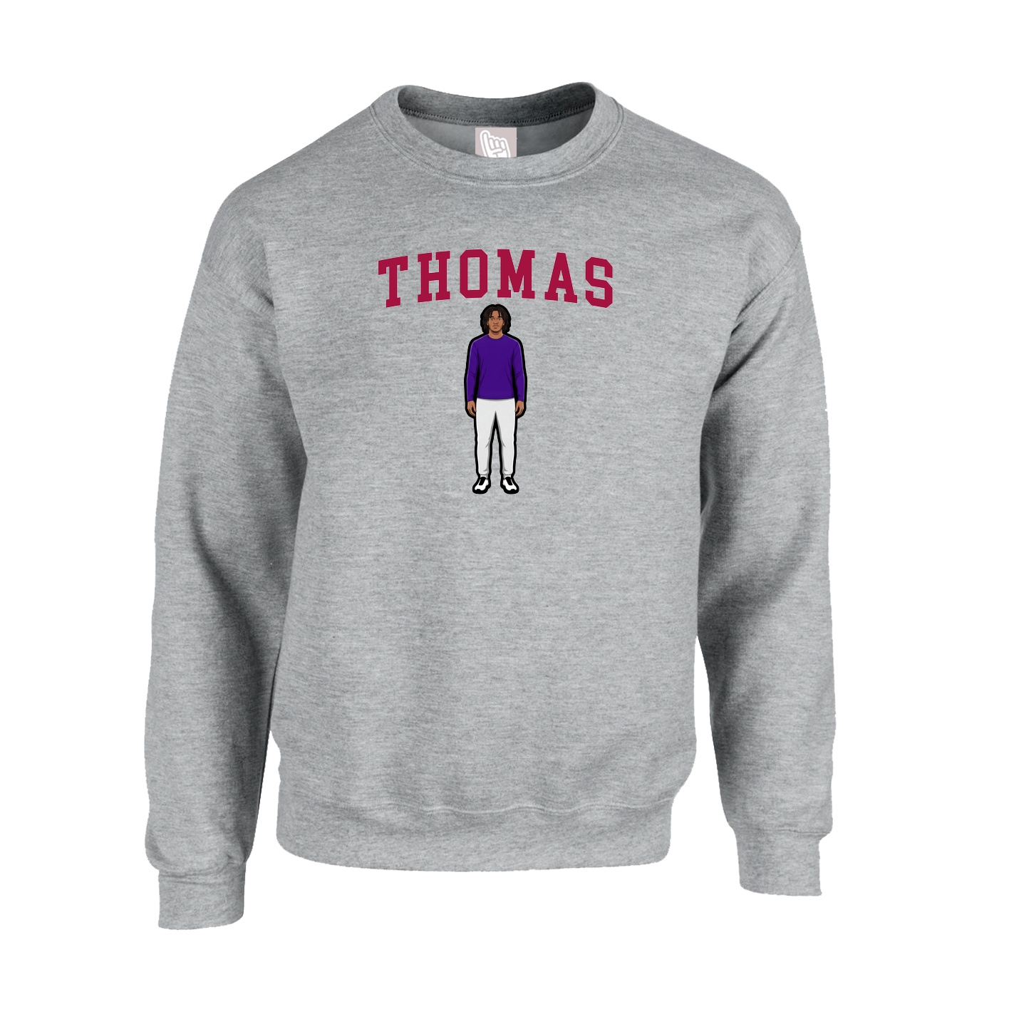 Fleece Crew — Shirsey in Grey