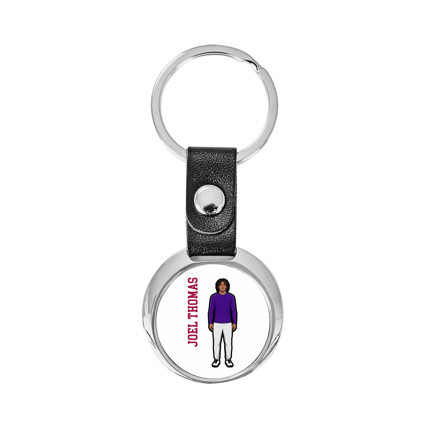 Key Chain — Name Vertical in Classic