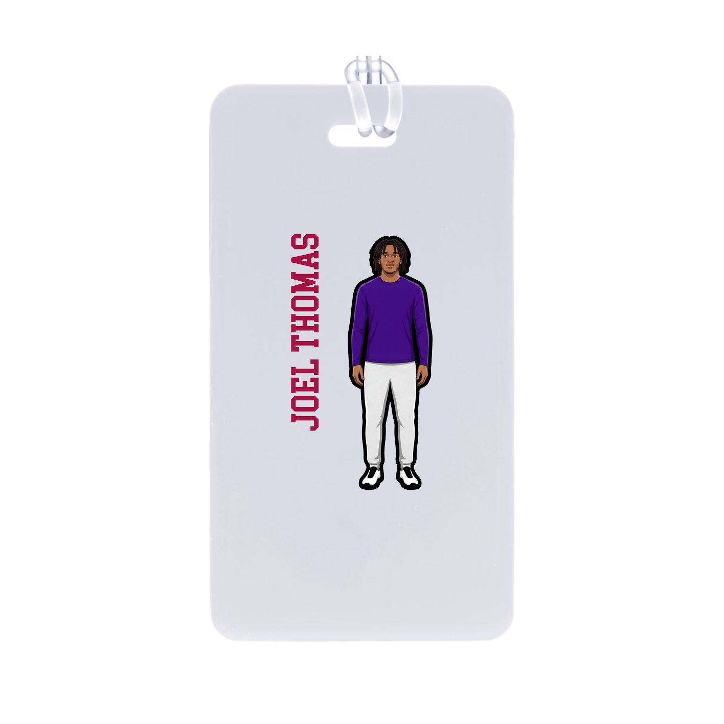 Bag Tag — Name Vertical in Classic