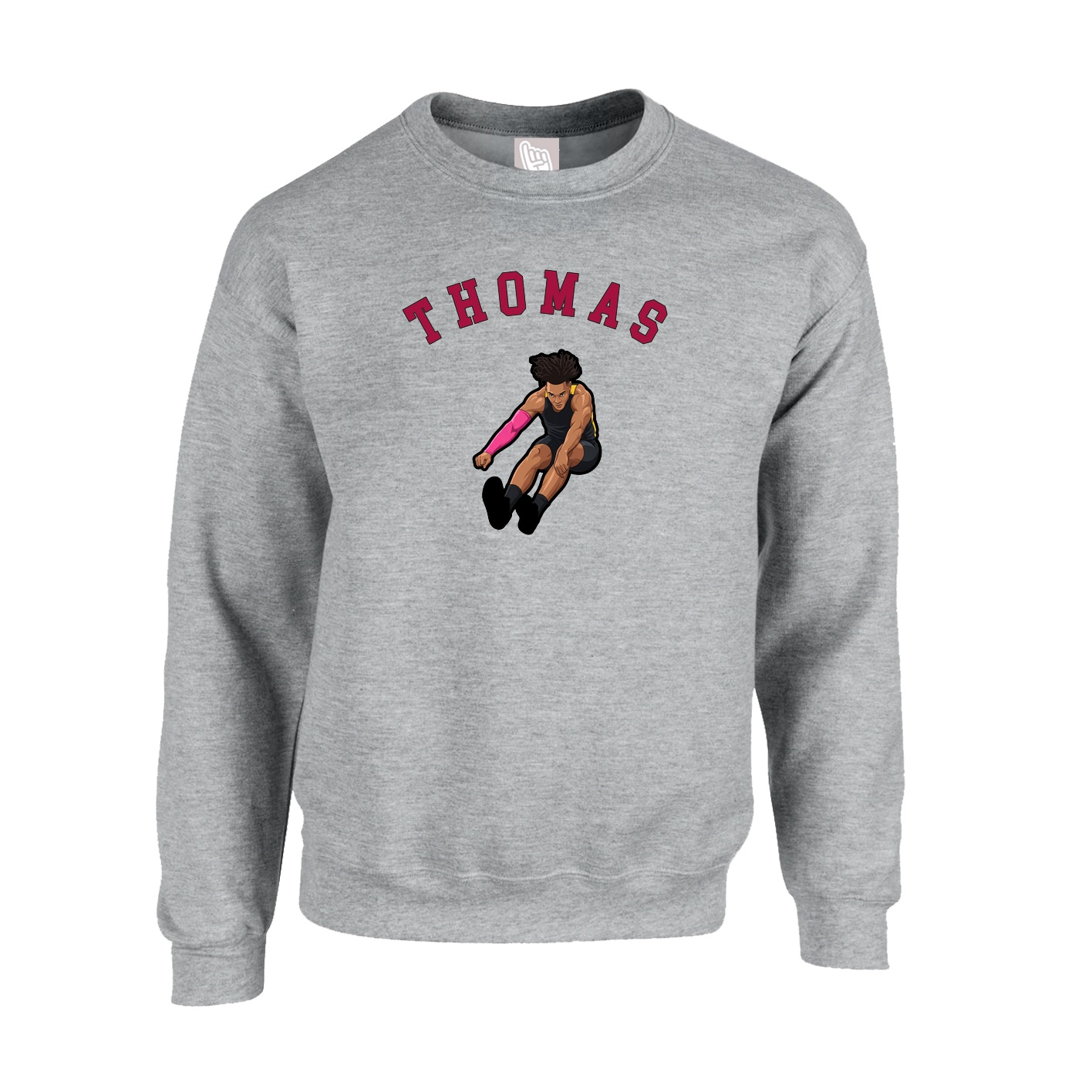 Fleece Crew — Shirsey Arch in Grey