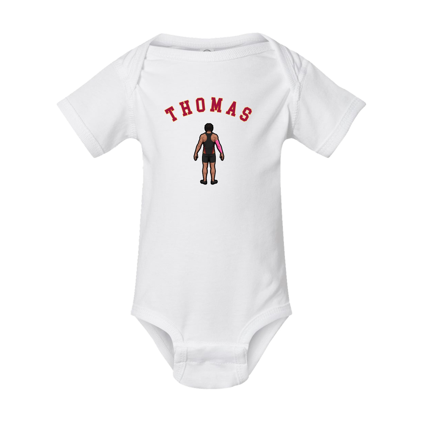 Baby Onesie — Shirsey Arch in White
