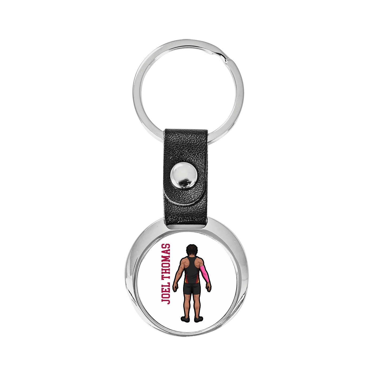 Key Chain — Name Vertical in Classic