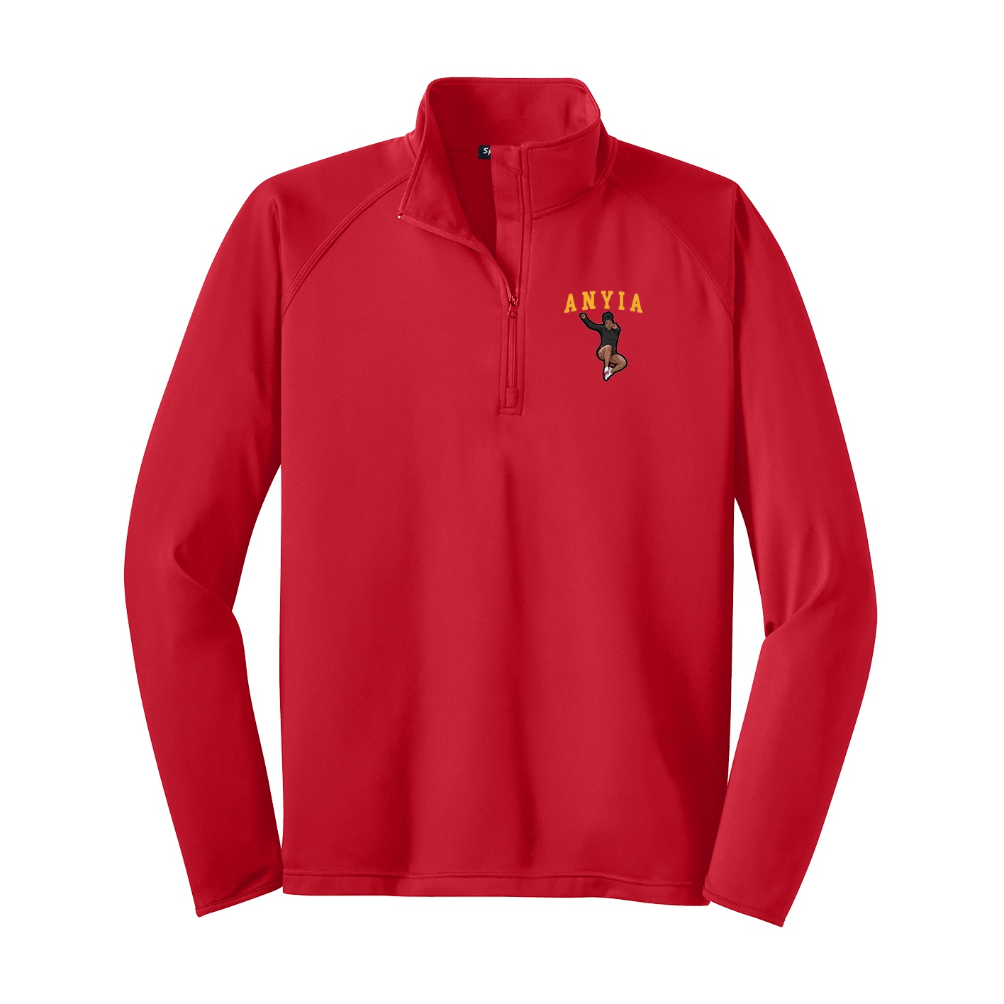 Q-Zip Pullover — Shirsey in Red