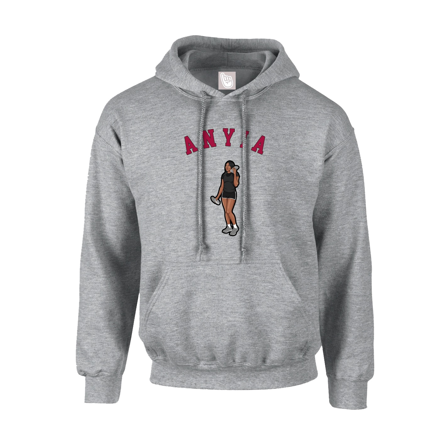 Youth Hoodie — Shirsey Arch in Grey