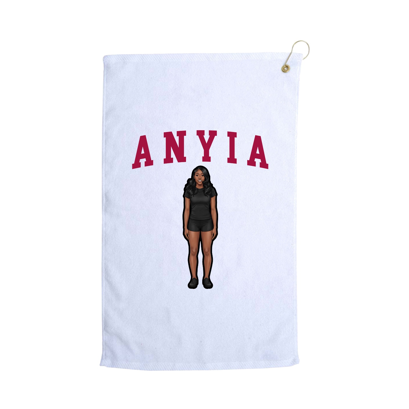 Golf Towel — Shirsey in White