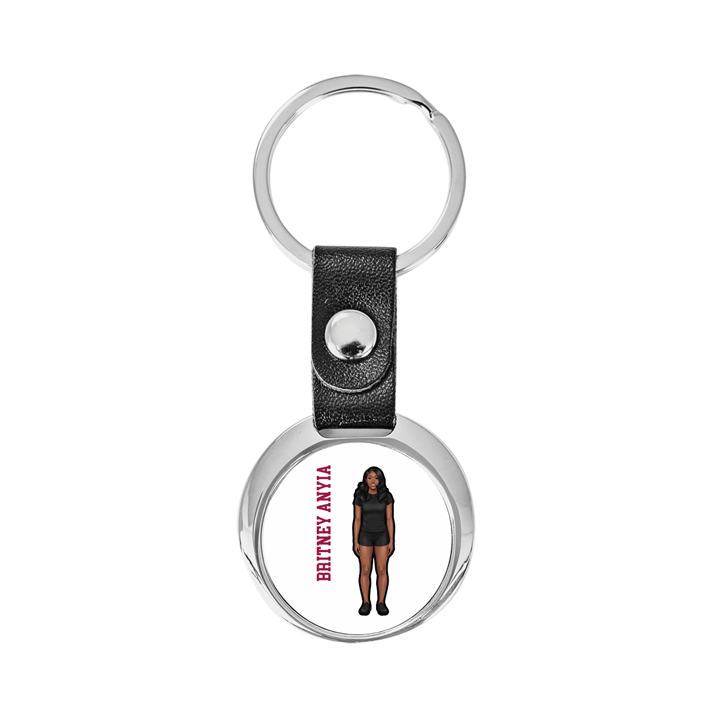 Key Chain — Name Vertical in Classic