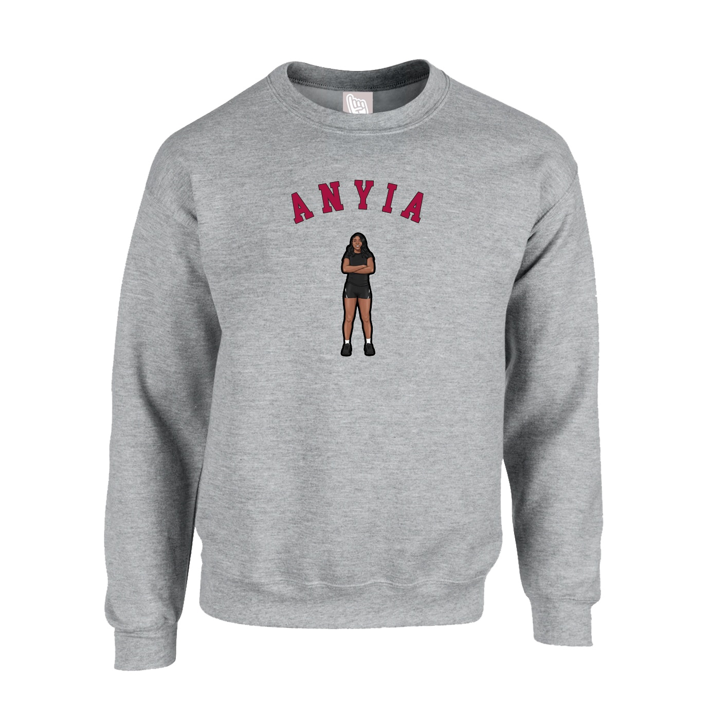 Fleece Crew — Shirsey Arch in Grey