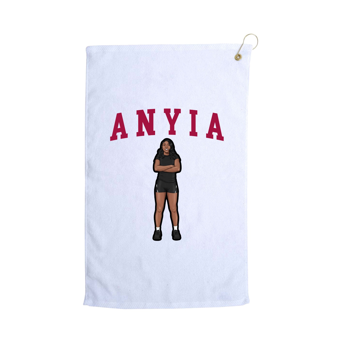 Golf Towel — Shirsey in White