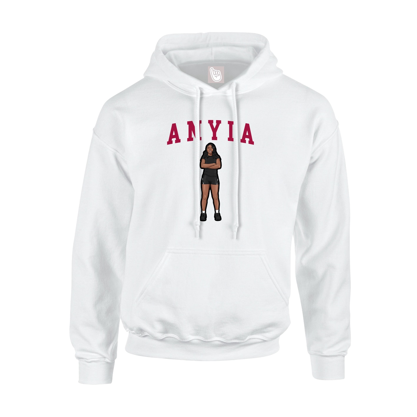 Hoodie — Shirsey in White