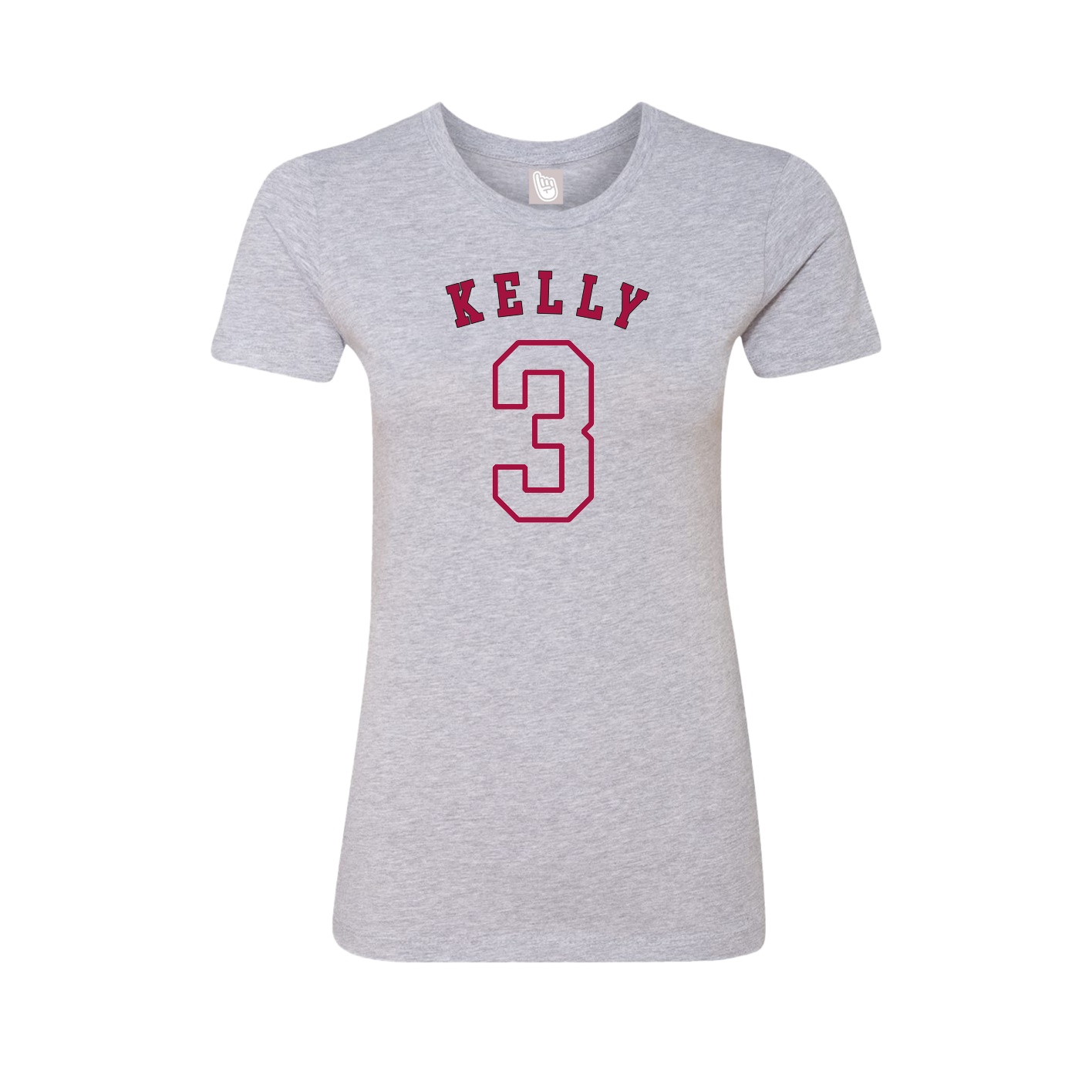 Fitted Women's Tee — Shirsey Arch in Grey