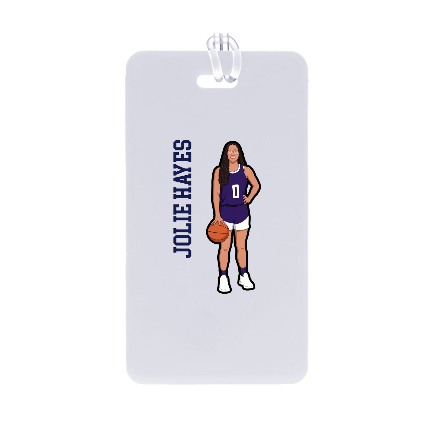 Bag Tag — Name Vertical in Classic
