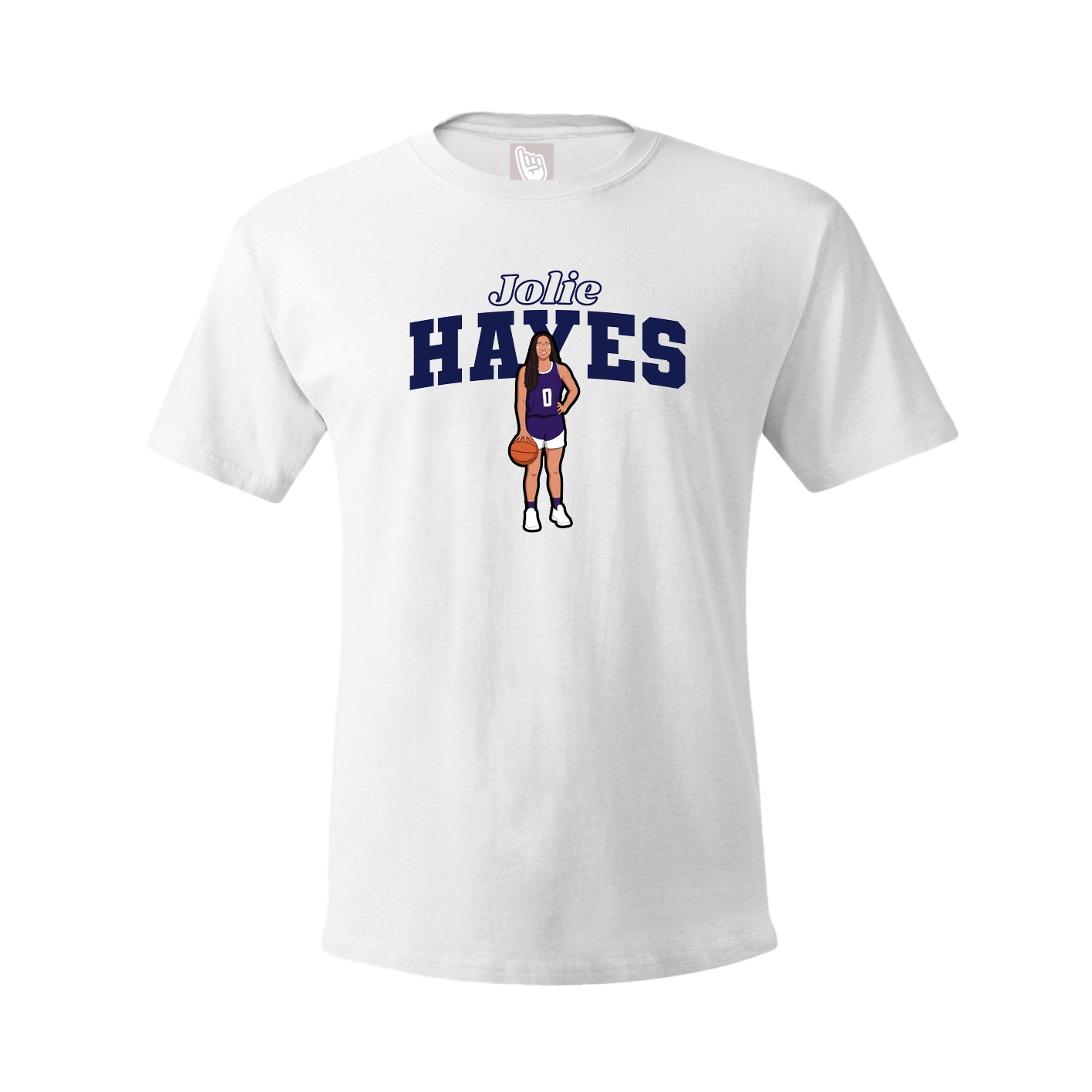 Tee — Name Arch in White