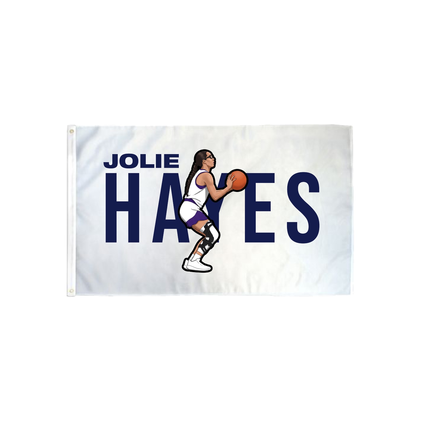 3x5 Flag — Player Name in Classic