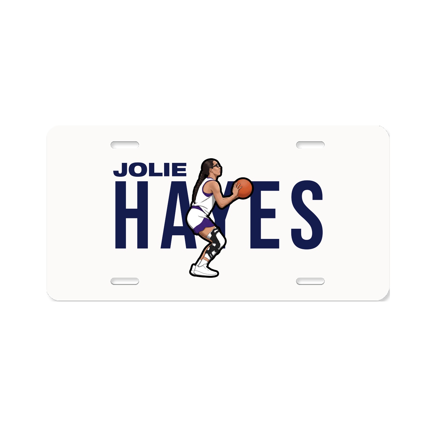 License Plate — Player Name in Classic